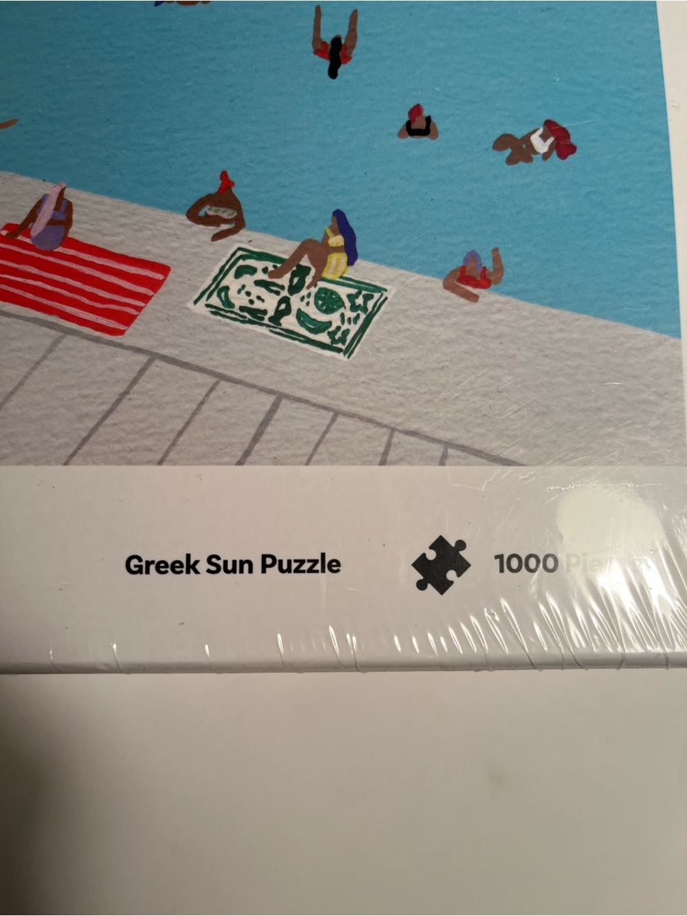 BetterCo. "Greek Sun" 1000-Piece Puzzle - Blues & Teal Artwork sealed ! 🌴🌴 - Picture 2 of 3